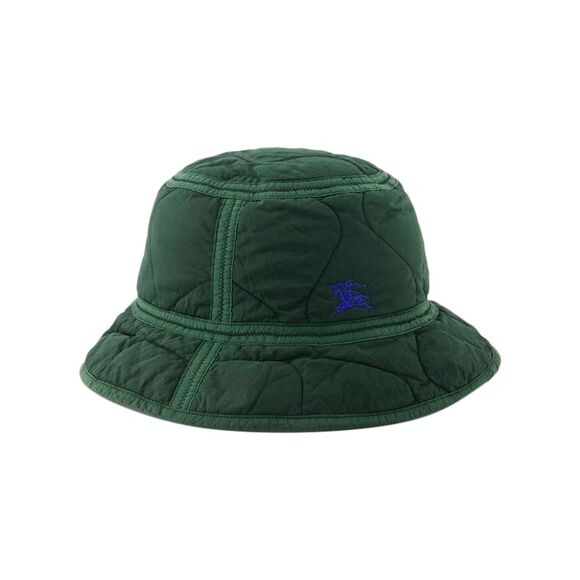 Quilted Bucket Hat - Burberry - Nylon - Khaki